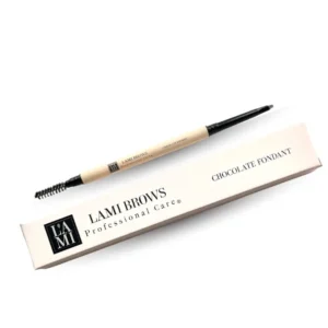 Lami Lashes kredka pudrowa do brwi ze szczoteczką CHOCOLATE zimny ​​brąz